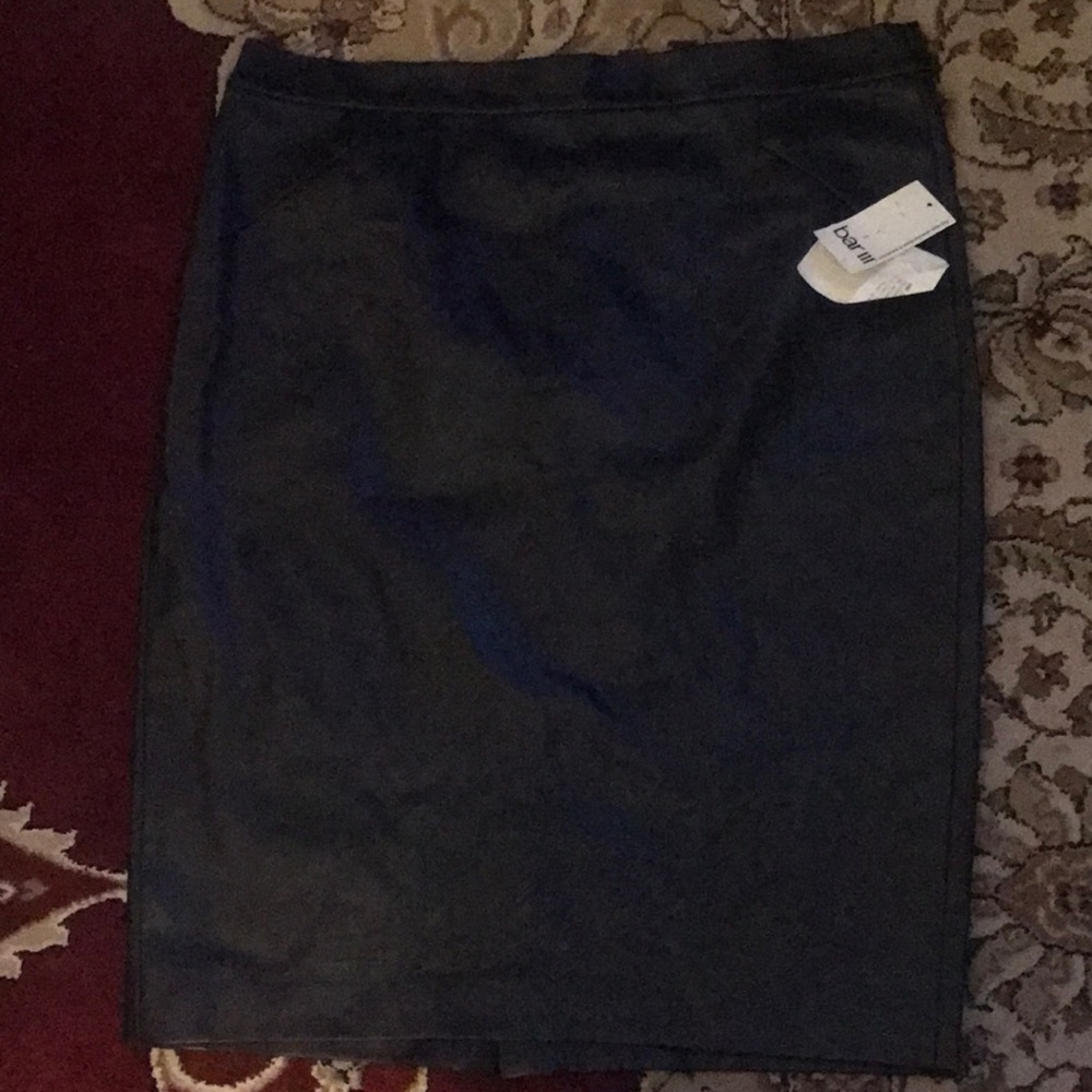 Bar III Faux leather skirt